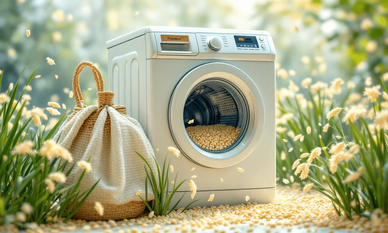 1 schepje rijst in je wasmachine – en je was ruikt altijd fris