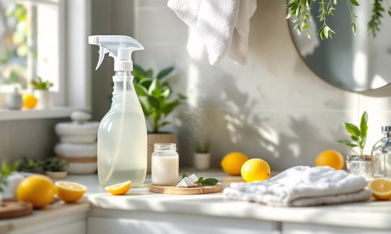 Badkamer schoonmaken zonder chemicaliën: deze mix werkt beter dan bleek